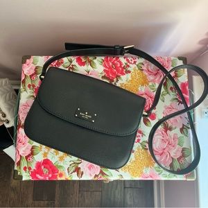 kate spade Black Pebbled Leather Crossbody Bag